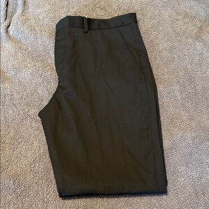 Express Charcoal Wool Blend Trousers